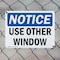 Signmission Use Other Window, 10 in W x Rectangle, Plastic OS-2PACK-NS-P-710-L-16790 - alternate 8